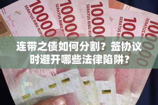 武汉连带之债如何分割？签协议时避开哪些法律陷阱？