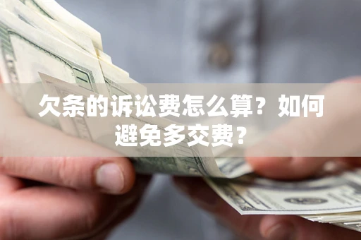 武汉欠条的诉讼费怎么算？如何避免多交费？